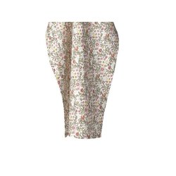 Viskestykke med rde blomster