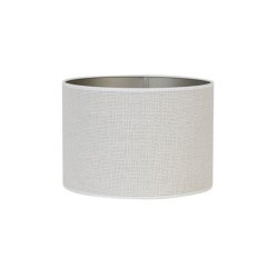 Tekstil lampeskrm 25 cm - Soft creme