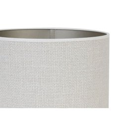Tekstil lampeskrm 25 cm - Soft creme