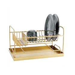 Opvaskestativ antik messing look