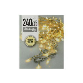 Lyskde - 240 prer - LEDlys - klar ledning