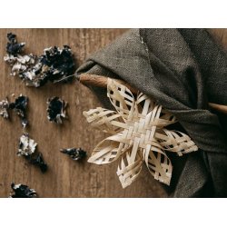 Flettet stjerne natur - stor