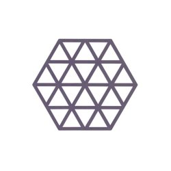 Silikone bordskner trekanter - violet