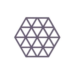 Silikone bordskner trekanter - violet