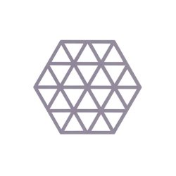 Silikone bordskner trekanter - lys lilla