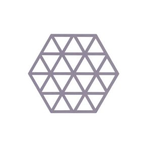 Silikone bordskner trekanter - lys lilla