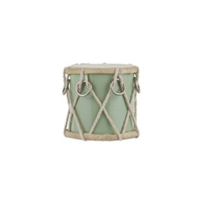 Grn tromme med ophng - stor