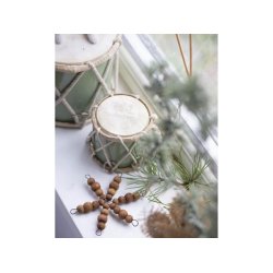 Grn tromme med ophng - stor