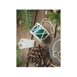 Mosgrn tromme med ophng - lille 