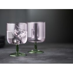 Vinglas "Torino" 2 stk. - Pink