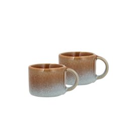 Espressokop "Styles" 2 stk. - Orange