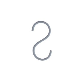 S-krog 8 cm. - lysegr