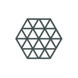 Silikone bordskner trekanter - petrol