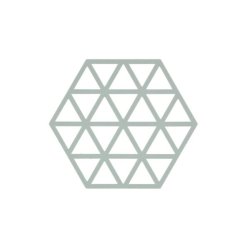 Silikone bordskner trekanter - lysegr