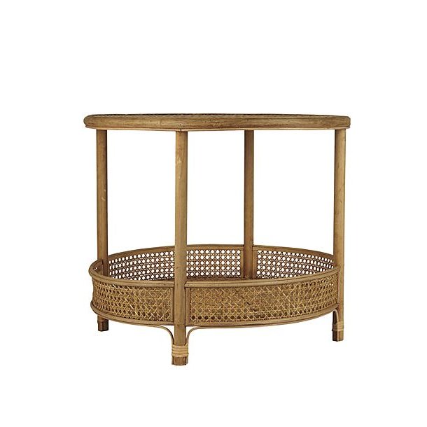 Sidebord rattan - Rund