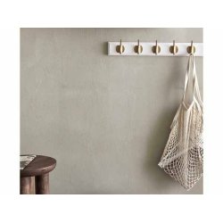 Knagerkke "Edgy" 6 - mat hvid