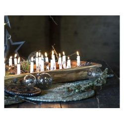 Kertelys med numre 1-24 - Sort