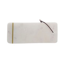 Serveringsbrt marmor - messing