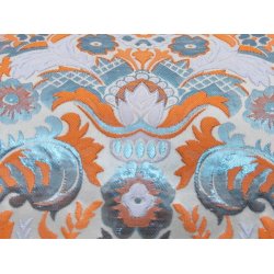 Pouch "Floral" - bl/orange