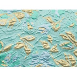 Mini pouch "Floral" - Azur