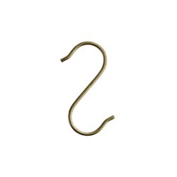 S-krog 11,5 cm. - messing