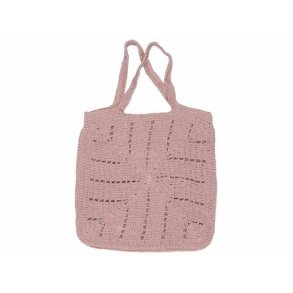 Hklet taske - rosa