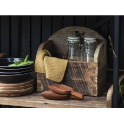 Strikkede karklude - mange farver