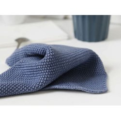 Strikkede karklude - mange farver