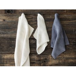 Strikkede karklude - mange farver