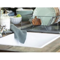 Strikkede karklude - mange farver