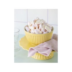 Strikket hndklde - English rose