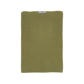 Strikket hndklde - Herbal green