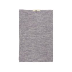 Strikket hndklde meleret - lavender 