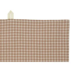 Viskestykke med tern - rosa