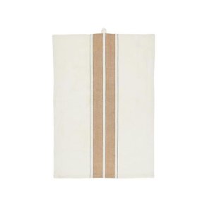 Viskestykke caf creme striber