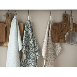 Viskestykke flower - lysebl�