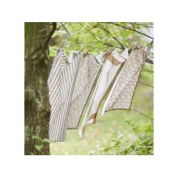 Viskestykke "Laura" - Blomstret