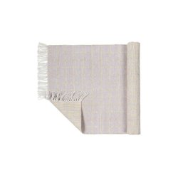 Gulvtppe "Henny" -  lilla/gr - 70x140cm.