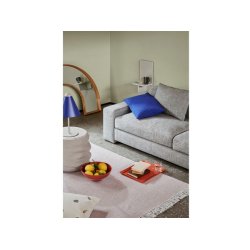 Gulvtppe "Henny" -  lilla/gr - 70x140cm.