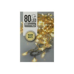 Lyskde - 80 prer - LEDlys - klar ledning