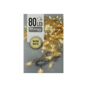 Lyskde - 80 prer - LEDlys - klar ledning