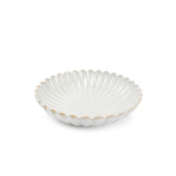 Dyb tallerken "White Lotus" - 22 cm.