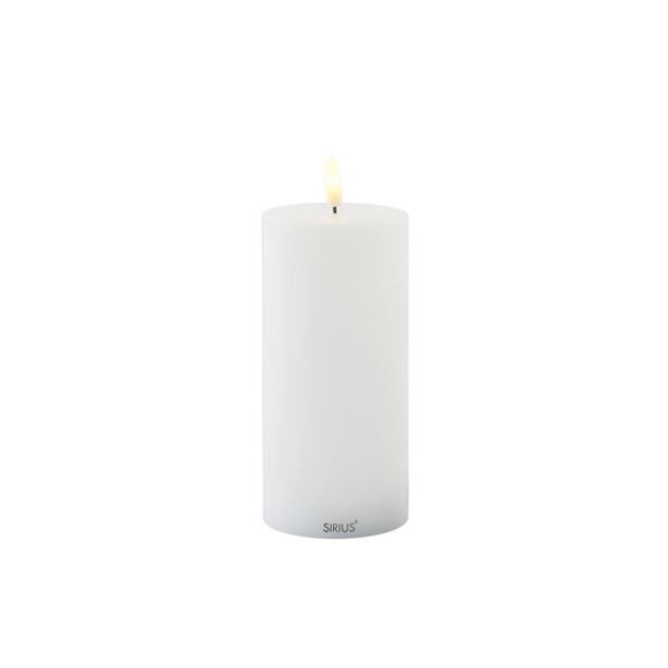 LED lys "Sille" genopladelig - 7,5x15 cm.