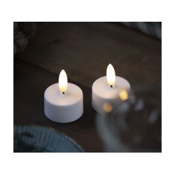 Fyrfadslys LED  4 cm.- 2 stk.