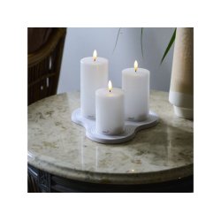 LED lys "Sille" genopladelig - 7,5x10 cm.