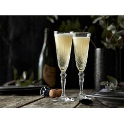 Melodia champagneglas - 4 stk.