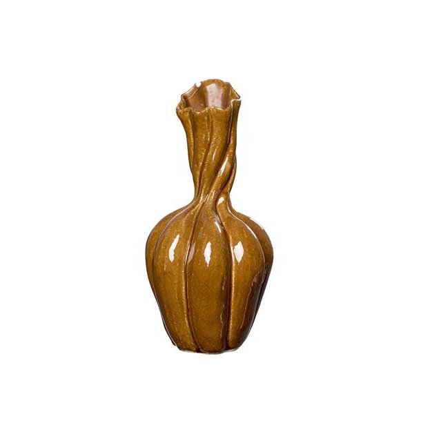 Vase "Twist" - mustard