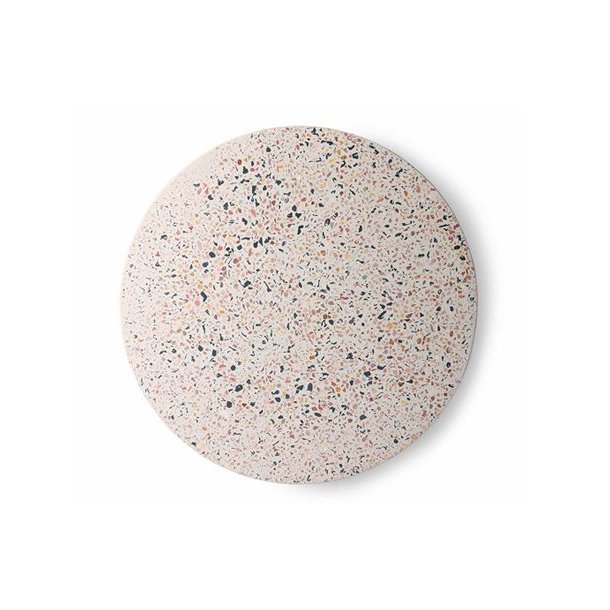 Terrazzo serveringsbrt - sand - stor