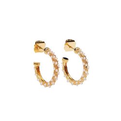 reringe "Akoya" - guldbelagt