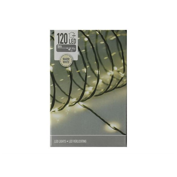 Lyskde 120LED - 9 m. grn ledning